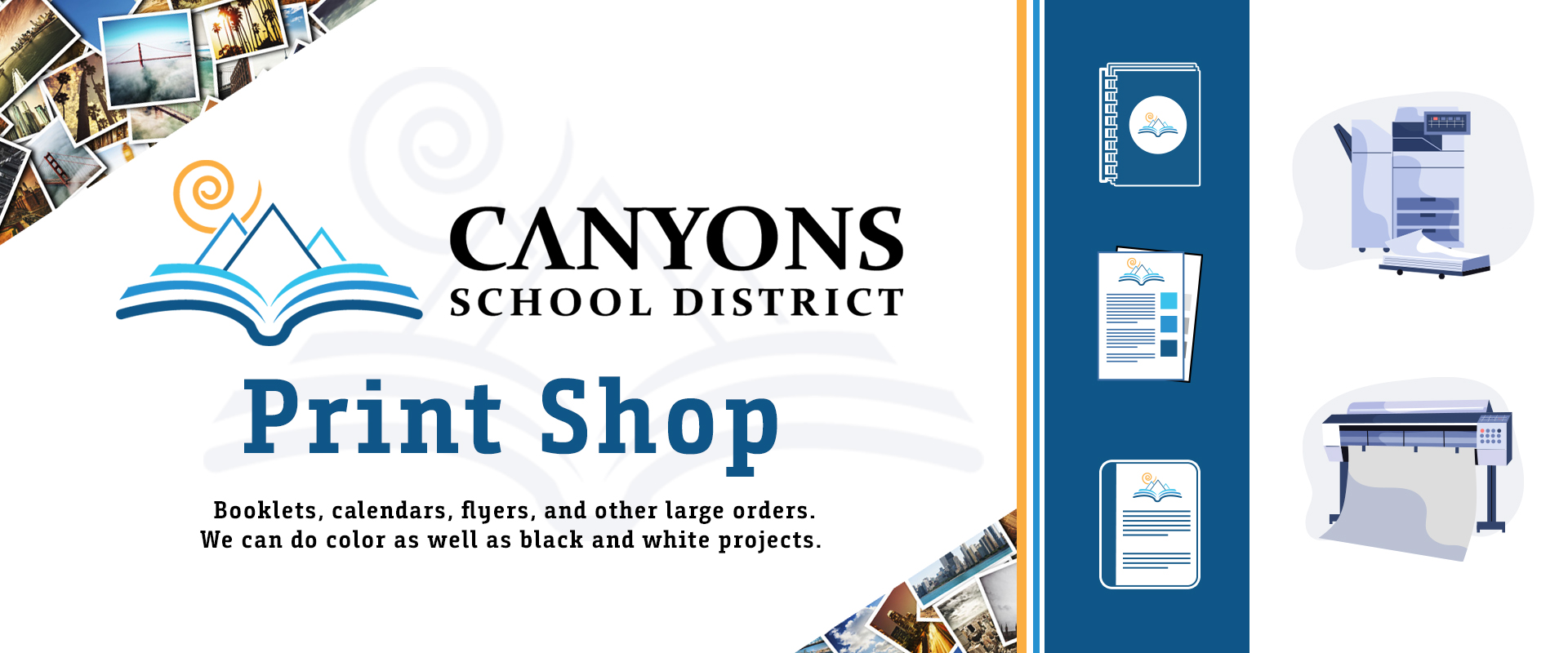Header: Canyons School District Print Shop